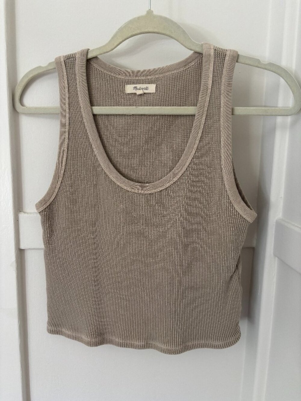 Madewell Waffle Crop Tank